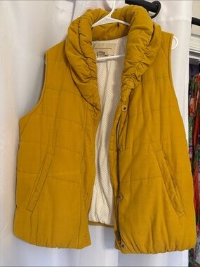 Pilcro Corduroy Puffer Vest